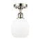Innovations Lighting Belfast 1 Light Semi-Flush Mount Part Of The Ballston Collection 516-1C-PN-G101