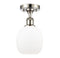 Innovations Lighting Belfast 1 Light Semi-Flush Mount Part Of The Ballston Collection 516-1C-PN-G101-LED