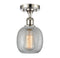 Innovations Lighting Belfast 1 Light Semi-Flush Mount Part Of The Ballston Collection 516-1C-PN-G105-LED