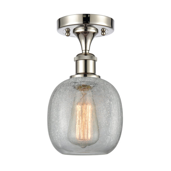 Innovations Lighting Belfast 1 Light Semi-Flush Mount Part Of The Ballston Collection 516-1C-PN-G105