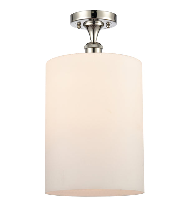 Innovations Lighting Large Cobbleskill 1 Light Semi-Flush Mount Part Of The Ballston Collection 516-1C-PN-G111-L-LED