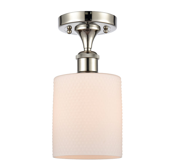 Innovations Lighting Cobbleskill 1 Light Semi-Flush Mount Part Of The Ballston Collection 516-1C-PN-G111-LED