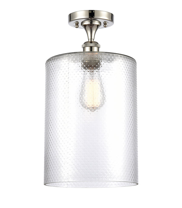 Innovations Lighting Large Cobbleskill 1 Light Semi-Flush Mount Part Of The Ballston Collection 516-1C-PN-G112-L