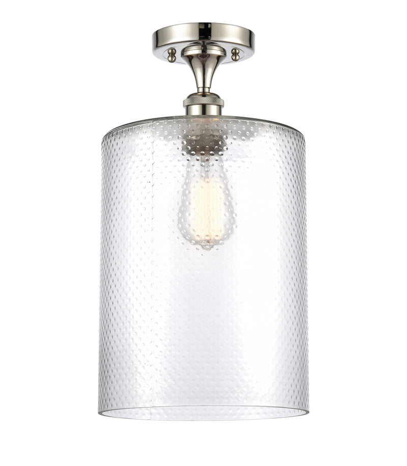 Innovations Lighting Large Cobbleskill 1 Light Semi-Flush Mount Part Of The Ballston Collection 516-1C-PN-G112-L-LED