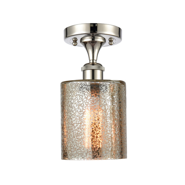Innovations Lighting Cobbleskill 1 Light Semi-Flush Mount Part Of The Ballston Collection 516-1C-PN-G116