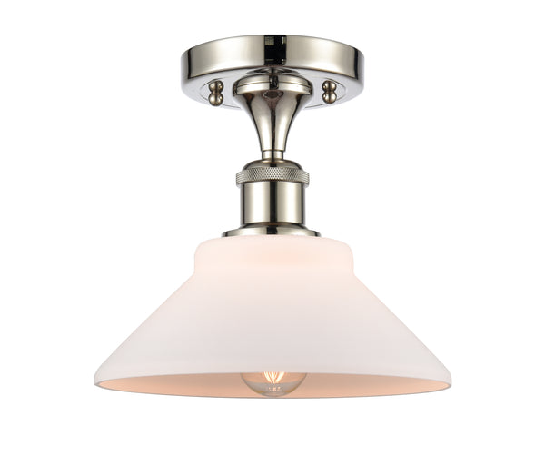 Innovations Lighting Orwell 1 Light Semi-Flush Mount Part Of The Ballston Collection 516-1C-PN-G131-LED