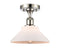 Innovations Lighting Orwell 1 Light Semi-Flush Mount Part Of The Ballston Collection 516-1C-PN-G131-LED