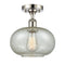 Innovations Lighting Gorham 1 Light Semi-Flush Mount Part Of The Ballston Collection 516-1C-PN-G249-LED