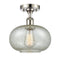 Innovations Lighting Gorham 1 Light Semi-Flush Mount Part Of The Ballston Collection 516-1C-PN-G249