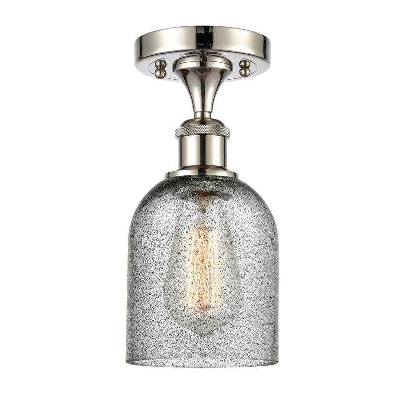 Innovations Lighting Caledonia 1 Light Semi-Flush Mount Part Of The Ballston Collection 516-1C-PN-G257-LED