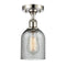 Innovations Lighting Caledonia 1 Light Semi-Flush Mount Part Of The Ballston Collection 516-1C-PN-G257