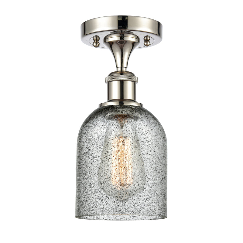 Innovations Lighting Caledonia 1 Light Semi-Flush Mount Part Of The Ballston Collection 516-1C-PN-G257