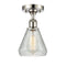 Innovations Lighting Conesus 1 Light Semi-Flush Mount Part Of The Ballston Collection 516-1C-PN-G275