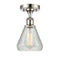 Innovations Lighting Conesus 1 Light Semi-Flush Mount Part Of The Ballston Collection 516-1C-PN-G275-LED