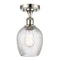 Innovations Lighting Salina 1 Light Semi-Flush Mount Part Of The Ballston Collection 516-1C-PN-G292-LED