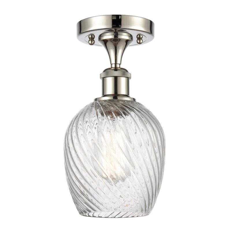 Innovations Lighting Salina 1 Light Semi-Flush Mount Part Of The Ballston Collection 516-1C-PN-G292-LED