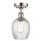 Innovations Lighting Salina 1 Light Semi-Flush Mount Part Of The Ballston Collection 516-1C-PN-G292