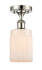 Innovations Lighting Hadley 1 Light Semi-Flush Mount Part Of The Ballston Collection 516-1C-PN-G341-LED