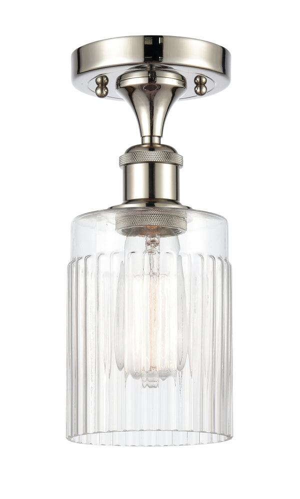 Innovations Lighting Hadley 1 Light Semi-Flush Mount Part Of The Ballston Collection 516-1C-PN-G342-LED