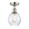 Innovations Lighting Small Waverly 1 Light Semi-Flush Mount Part Of The Ballston Collection 516-1C-PN-G362