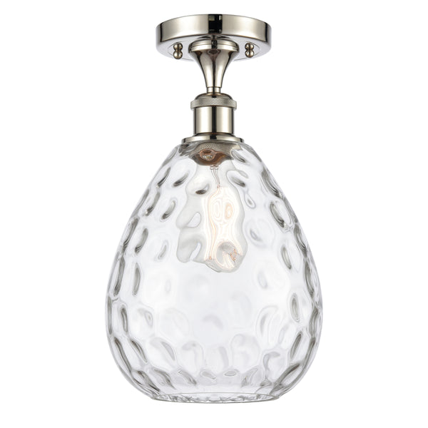 Innovations Lighting Large Waverly 1 Light Semi-Flush Mount Part Of The Ballston Collection 516-1C-PN-G372