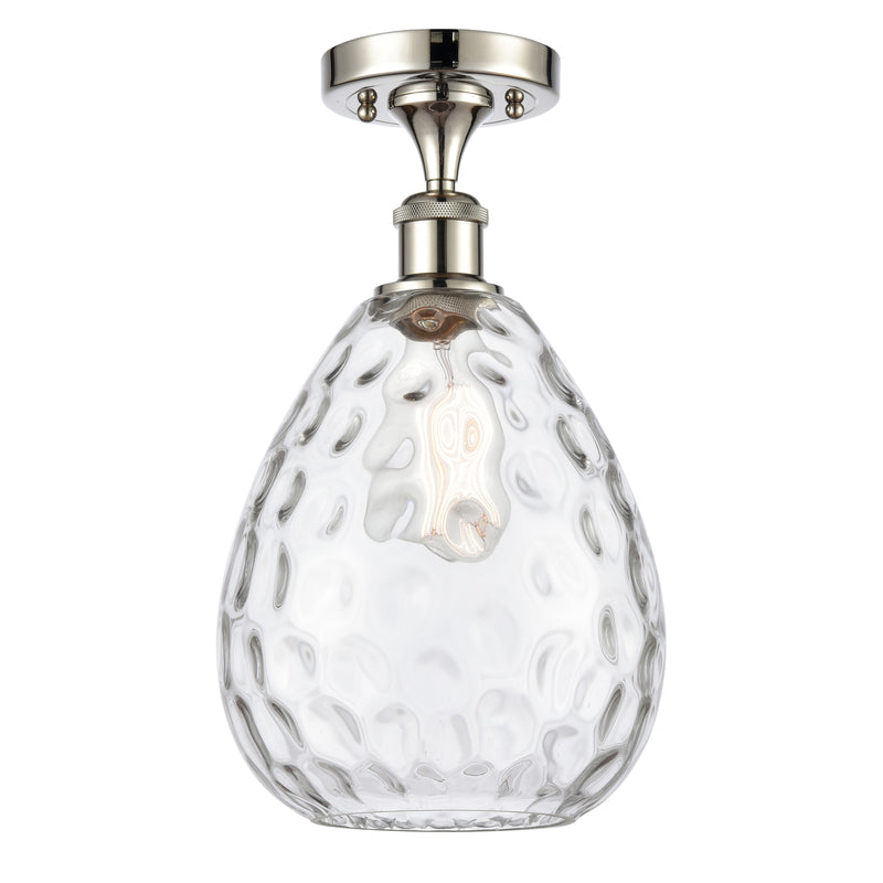 Innovations Lighting Large Waverly 1 Light Semi-Flush Mount Part Of The Ballston Collection 516-1C-PN-G372