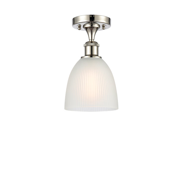 Innovations Lighting Castile 1 Light Semi-Flush Mount Part Of The Ballston Collection 516-1C-PN-G381
