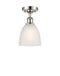 Innovations Lighting Castile 1 Light Semi-Flush Mount Part Of The Ballston Collection 516-1C-PN-G381-LED