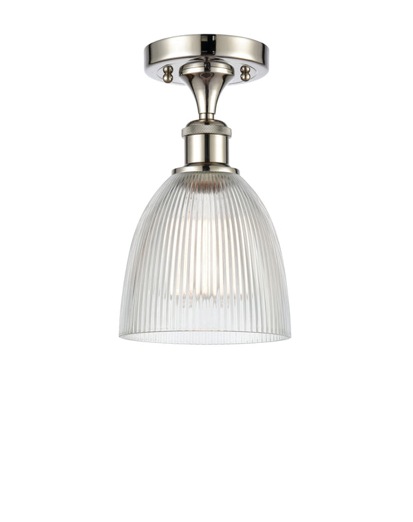 Innovations Lighting Castile 1 Light Semi-Flush Mount Part Of The Ballston Collection 516-1C-PN-G382-LED
