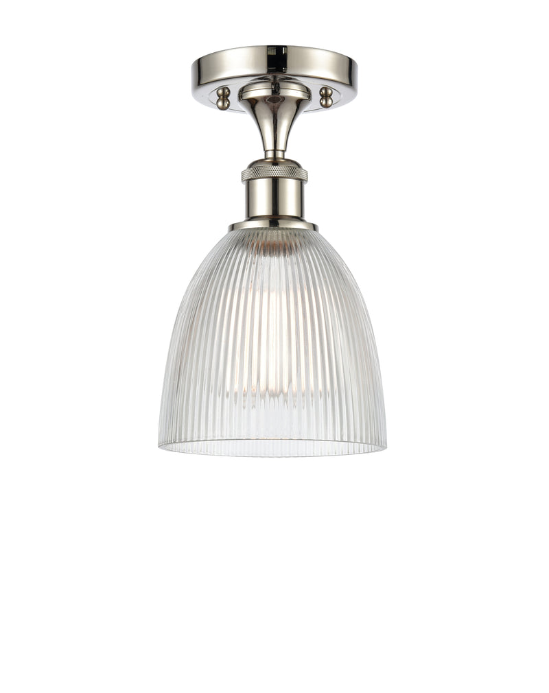 Innovations Lighting Castile 1 Light Semi-Flush Mount Part Of The Ballston Collection 516-1C-PN-G382-LED