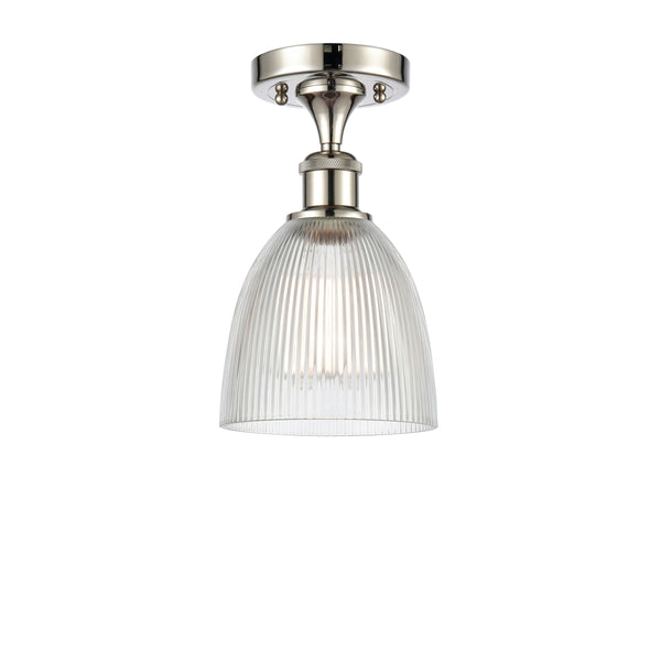Innovations Lighting Castile 1 Light Semi-Flush Mount Part Of The Ballston Collection 516-1C-PN-G382