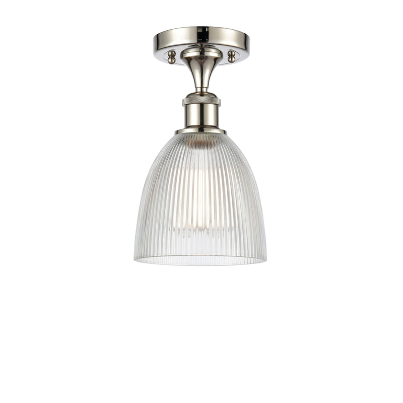 Innovations Lighting Castile 1 Light Semi-Flush Mount Part Of The Ballston Collection 516-1C-PN-G382