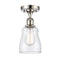 Innovations Lighting Ellery 1 Light Semi-Flush Mount Part Of The Ballston Collection 516-1C-PN-G392