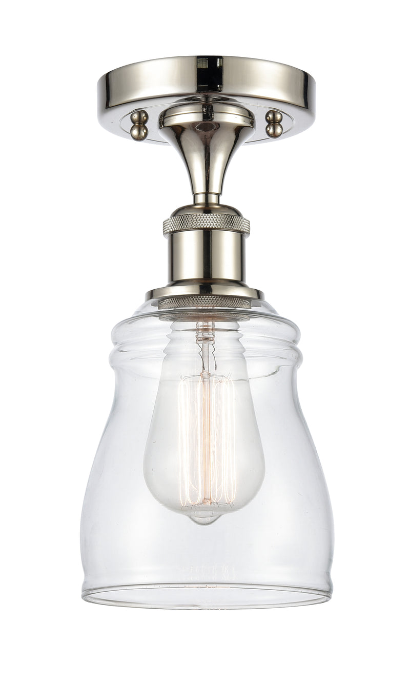 Innovations Lighting Ellery 1 Light Semi-Flush Mount Part Of The Ballston Collection 516-1C-PN-G392-LED