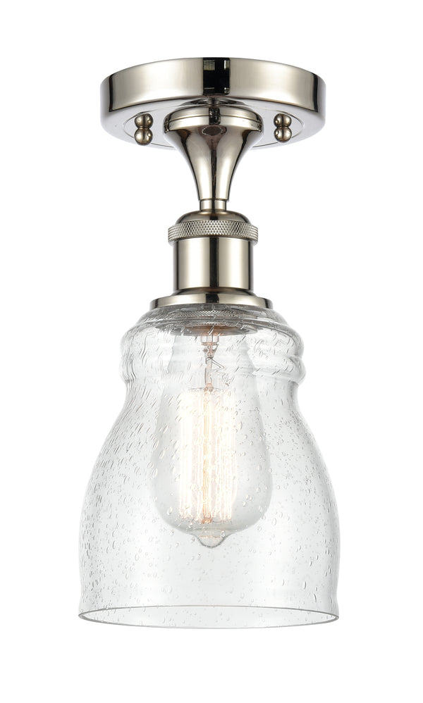 Innovations Lighting Ellery 1 Light Semi-Flush Mount Part Of The Ballston Collection 516-1C-PN-G394-LED