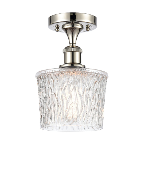 Innovations Lighting Niagra 1 Light Semi-Flush Mount Part Of The Ballston Collection 516-1C-PN-G402-LED