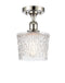 Innovations Lighting Niagra 1 Light Semi-Flush Mount Part Of The Ballston Collection 516-1C-PN-G402-LED