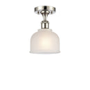 Innovations Lighting Dayton 1 Light Semi-Flush Mount Part Of The Ballston Collection 516-1C-PN-G411