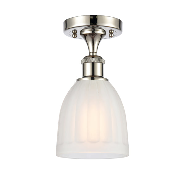 Innovations Lighting Brookfield 1 Light Semi-Flush Mount Part Of The Ballston Collection 516-1C-PN-G441