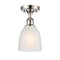 Innovations Lighting Brookfield 1 Light Semi-Flush Mount Part Of The Ballston Collection 516-1C-PN-G441