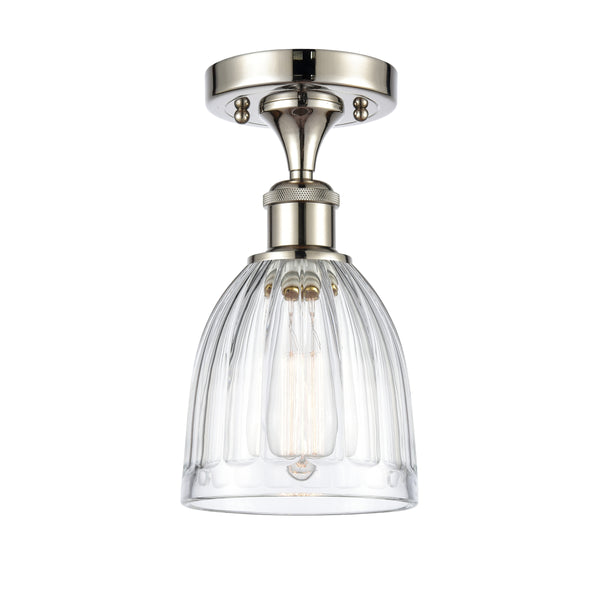 Innovations Lighting Brookfield 1 Light Semi-Flush Mount Part Of The Ballston Collection 516-1C-PN-G442