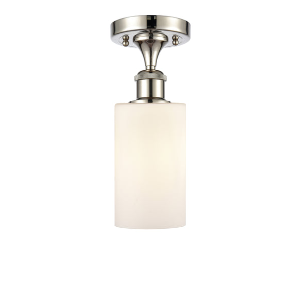 Innovations Lighting Clymer 1 Light Semi-Flush Mount Part Of The Ballston Collection 516-1C-PN-G801