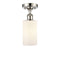 Innovations Lighting Clymer 1 Light Semi-Flush Mount Part Of The Ballston Collection 516-1C-PN-G801