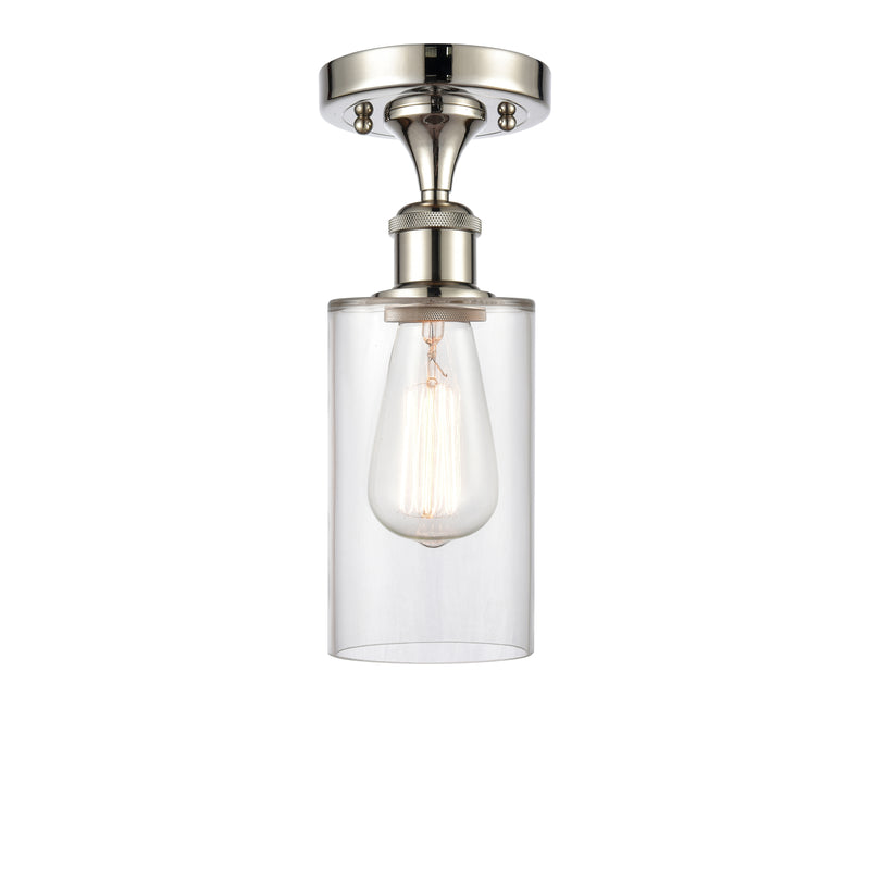 Innovations Lighting Clymer 1 Light Semi-Flush Mount Part Of The Ballston Collection 516-1C-PN-G802