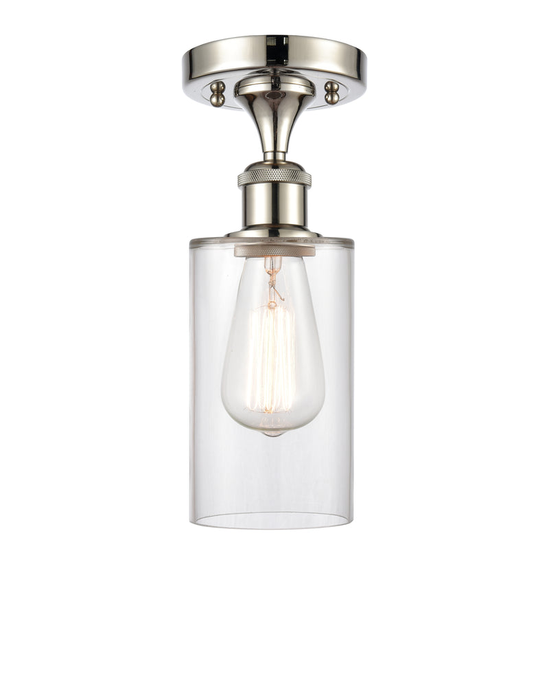 Innovations Lighting Clymer 1 Light Semi-Flush Mount Part Of The Ballston Collection 516-1C-PN-G802-LED
