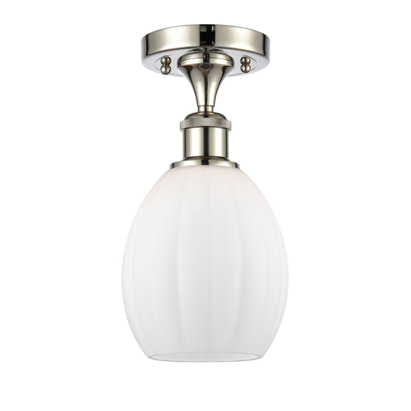 Innovations Lighting Eaton 1 Light Semi-Flush Mount Part Of The Ballston Collection 516-1C-PN-G81
