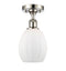 Innovations Lighting Eaton 1 Light Semi-Flush Mount Part Of The Ballston Collection 516-1C-PN-G81-LED