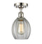 Innovations Lighting Eaton 1 Light Semi-Flush Mount Part Of The Ballston Collection 516-1C-PN-G82-LED