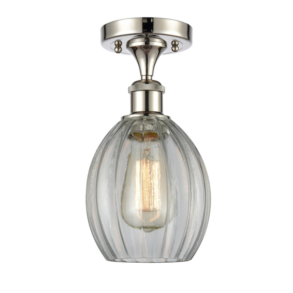Innovations Lighting Eaton 1 Light Semi-Flush Mount Part Of The Ballston Collection 516-1C-PN-G82