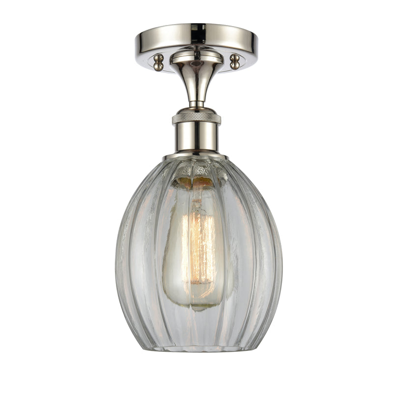 Innovations Lighting Eaton 1 Light Semi-Flush Mount Part Of The Ballston Collection 516-1C-PN-G82